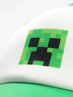 Vanilla Underground Casquette Minecraft Boys Green Creeper Snapback Curve