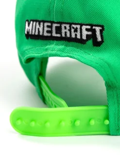 Vanilla Underground Casquette Minecraft Boys Green Creeper Snapback Curve