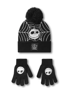 Vanilla Underground Disney Ensemble Chapeaux, Bonnet et Gants d'hiver Nightmare Before Noël