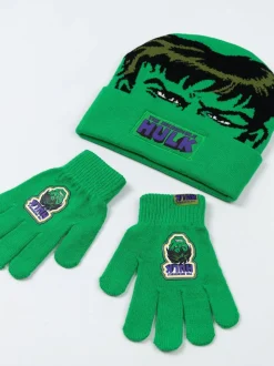 Vanilla Underground Ensemble bonnet et gants Marvel Hulk