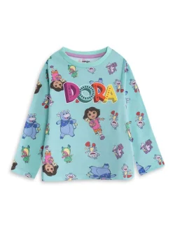 Vanilla Underground Ensemble de 2 pyjamas Dora The Explorer multicolores à manches longues et jambes longues