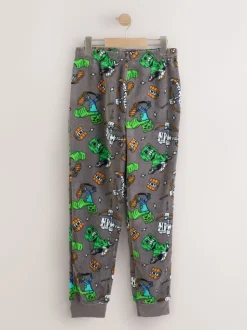 Vanilla Underground Ensemble de Pyjamas Minecraft Creeper en Polaire à Manches Longues