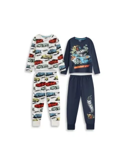 Vanilla Underground Hot Wheels Ensemble de 2 pyjamas à manches longues et jambes longues