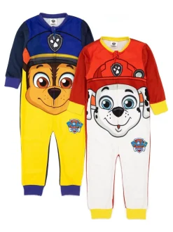 Vanilla Underground Paw Patrol Large Personnage Placement Imprimé Lot Multicolore de 2 onesies