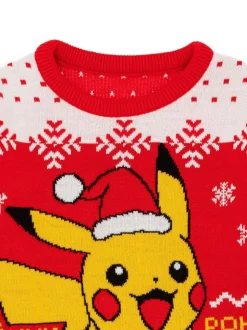 Vanilla Underground Pokemon Pikachu Pull de Noël en maille