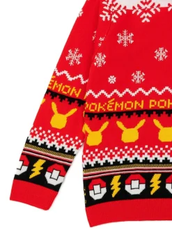 Vanilla Underground Pokemon Pikachu Pull de Noël en maille