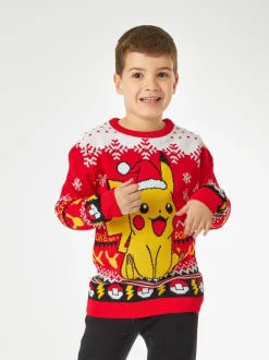 Vanilla Underground Pokemon Pikachu Pull de Noël en maille