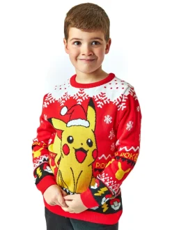 Vanilla Underground Pokemon Pikachu Pull de Noël en maille