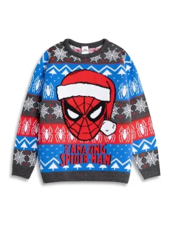 Vanilla Underground pull de Noël Spiderman Character Face