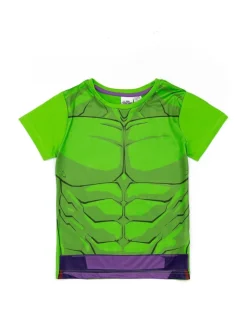 Vanilla Underground Vanilla Underground Pyjama garçon Vert Licensing court 100% coton