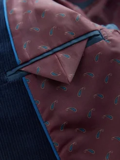 Velours côtelé bleu marine - Blazer (3-16ans)