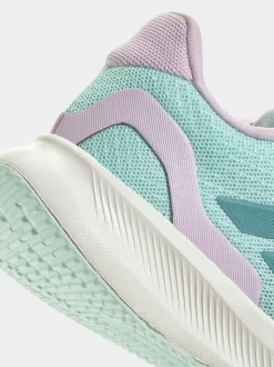 Vert - adidas Baskets de course Runfalcon 5 à lacets élastiques pour enfant