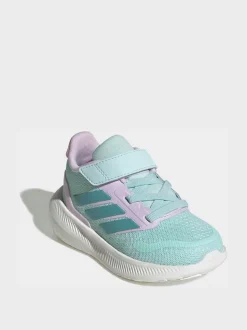 Vert - adidas Baskets Runfalcon 5 Easy On bébé à velcro