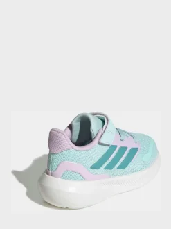Vert - adidas Baskets Runfalcon 5 Easy On bébé à velcro