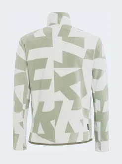 Vert - adidas Polaire imprimée Terrex zippée