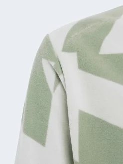 Vert - adidas Polaire imprimée Terrex zippée