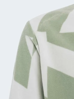 Vert - adidas Polaire imprimée Terrex zippée