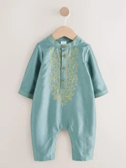 Vert - Barboteuse pour bébé (0mois à2ans)