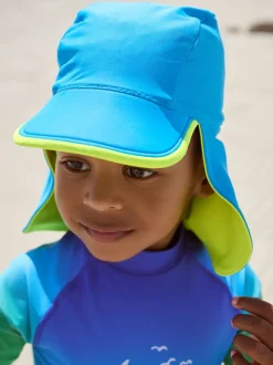 Vert - Bonnet de bain Légionnaire (3mths-10yrs)