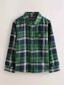 Vert - Chemise Superdry à carreaux