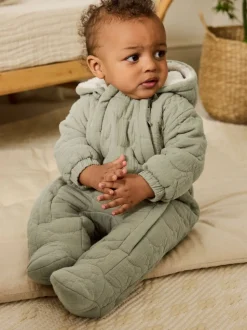 vert - Combinaison bébé effet froissé (0mois à2ans)