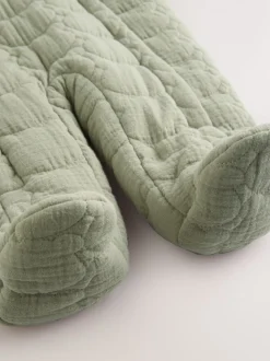 vert - Combinaison bébé effet froissé (0mois à2ans)