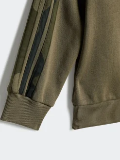 Vert - Ensemble adidas Essentials Sweat-shirt et Survêtement en polaire camouflage pour bébé