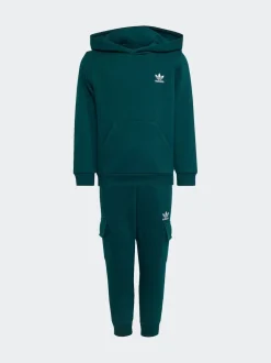Vert - Ensemble Adidas Originals Little Kids Sweat-shirt à capuche et Cargos