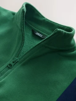 Vert - Ensemble haut demi-zip et jogging (3mois à7ans)