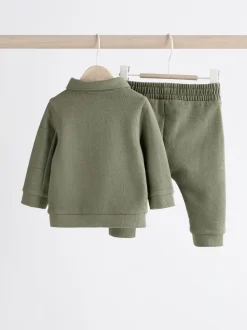 Vert - Ensemble polo et legging bébé (0mois-2ans)