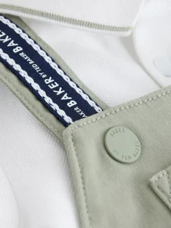 Vert - Ensemble salopette et polo Baker by Ted Baker