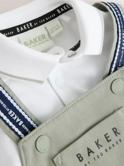 Vert - Ensemble salopette et polo Baker by Ted Baker
