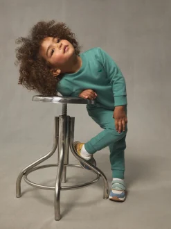 Vert - Ensemble sweat-shirt et jogging (3mois-7ans)