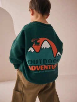 Vert - Ensemble Sweat-shirt et Survêtement utilitaire (3mois-7ans)