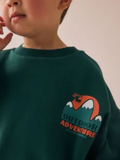 Vert - Ensemble Sweat-shirt et Survêtement utilitaire (3mois-7ans)