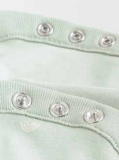 vert - Lot de 5 bodys à manches longues pour bébé