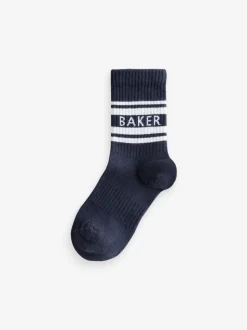 Vert - Lot de 5 chaussettes Baker by Ted Baker garçon