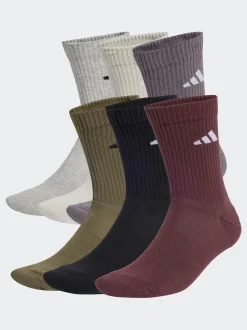 Vert - Lot de 6 paires de chaussettes adidas à logo