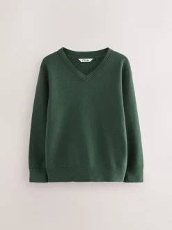 Vert - Lot de 2 pulls Clarks unisexes en maille pour l’école