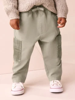 vert - Pantalon à enfiler avec poche latérale (3mois7ans)