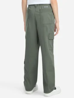 Vert - Pantalon cargo ample Abercrombie & Fitch