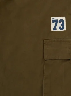 Vert - Pantalon cargo Monsoon uni