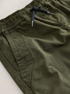 Vert - Pantalon cargo tissé (3-16ans)