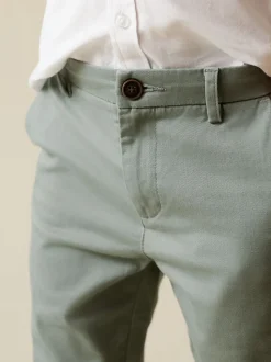 vert - Pantalon chino extensible (3-17ans)