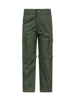 Vert - Pantalon convertible Mountain Warehouse Active enfant