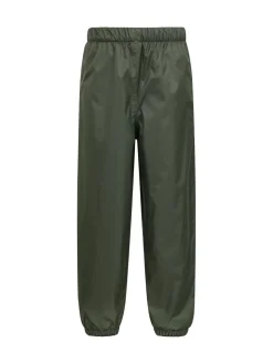Vert - Pantalons imperméable doublé en polaire Mountain Warehouse pour enfants