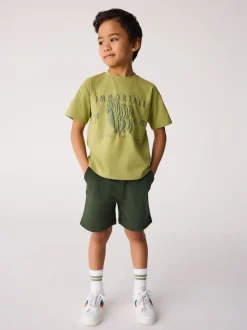 Vert - Paul Smith Junior ensemble haut et short garçon