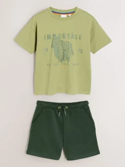 Vert - Paul Smith Junior ensemble haut et short garçon