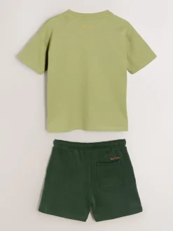 Vert - Paul Smith Junior ensemble haut et short garçon