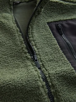 Vert - Polaire zippée (3-16ans)